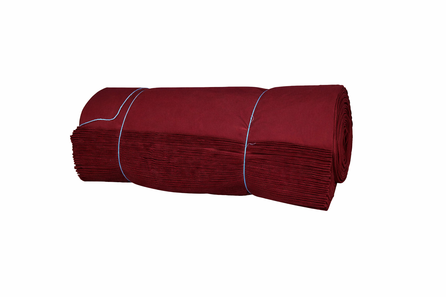 brandwerend Flanel 300 cm bordeauxrood (3500) baal 60m voor events, theater en beurzen