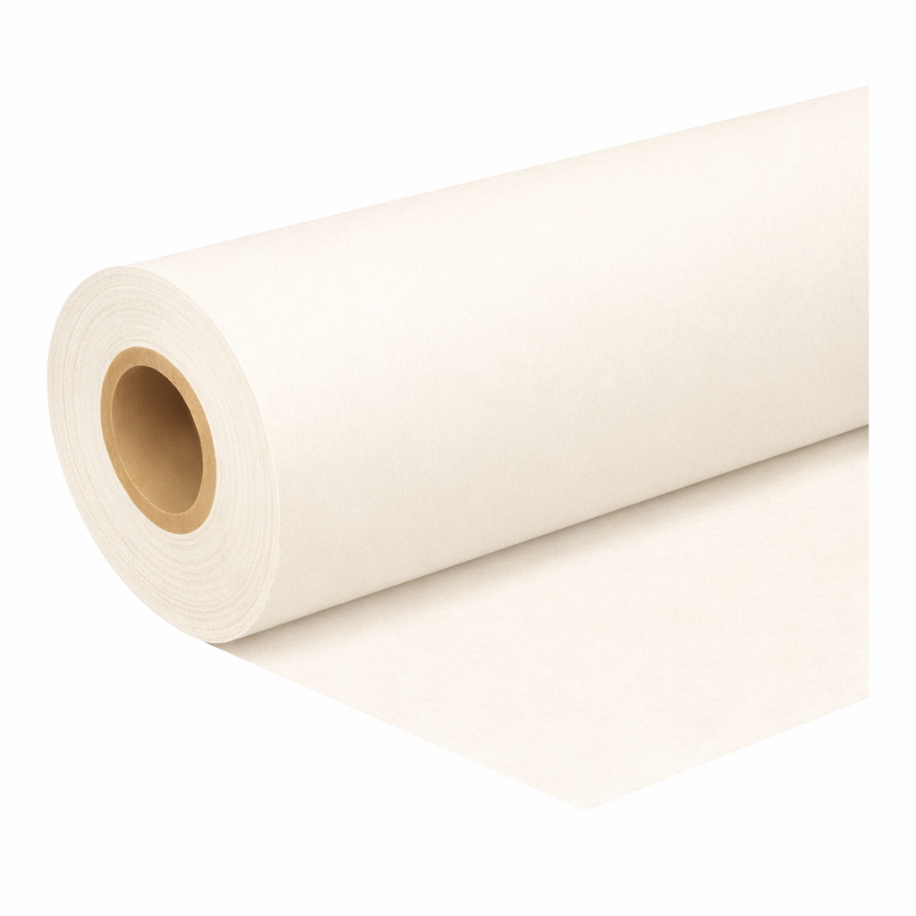 brandwerend Flanel 260 cm ecru (0900) rol 50m voor events, theater en beurzen