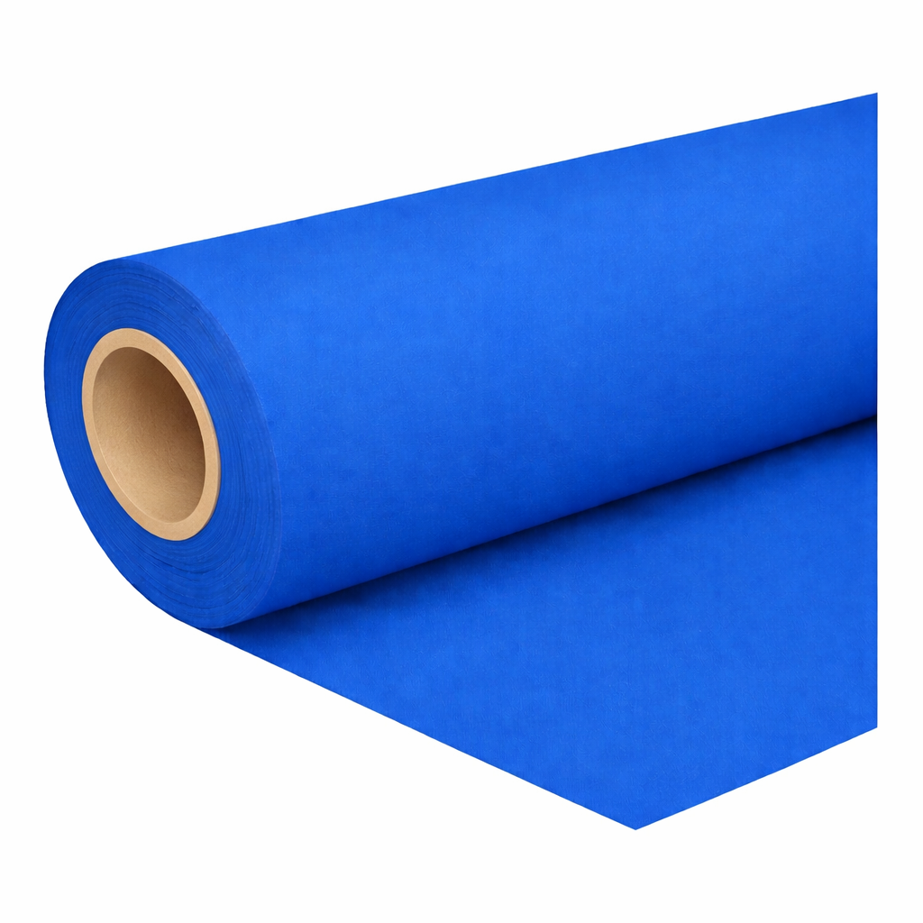 Flanel 260 cm · koningsblauw (5400) · rol 35m - coupon