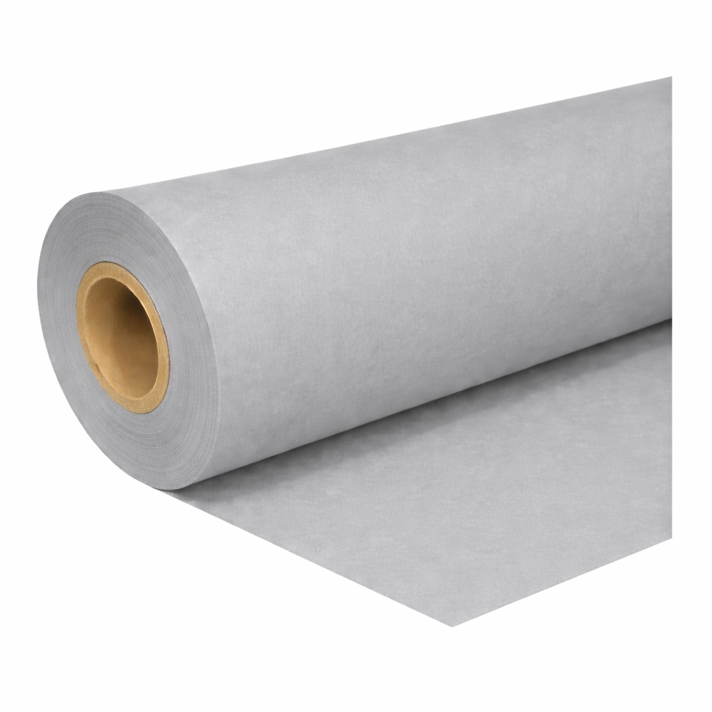 brandwerend Flanel 260 cm lichtgrijs (9900) rol 50m voor events, theater en beurzen