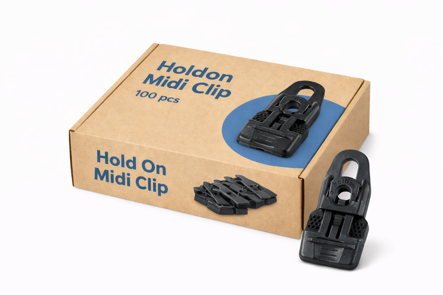 Holdon® MIDI Clip · black - Holdon clip - 3BUTE