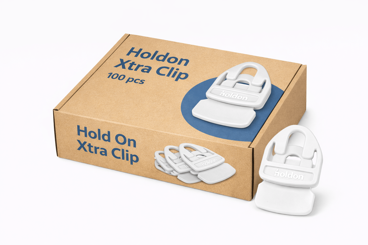 Holdon® XTRA Clip · white - Holdon clip - 3BUTE