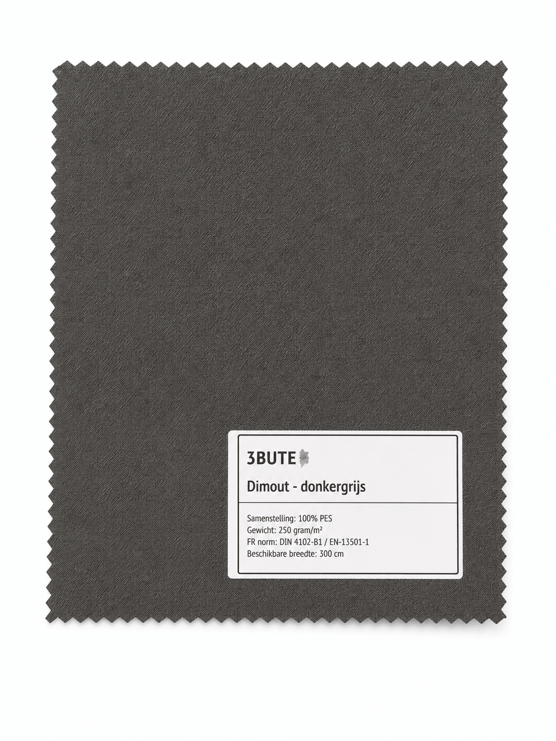 Sample · Dimout - Donkergrijs - sample - 3BUTE