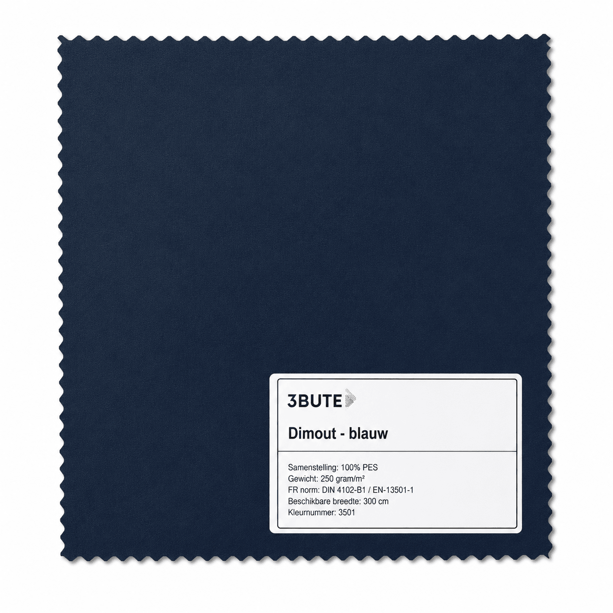 Sample · Dimout - Blauw - sample - 3BUTE