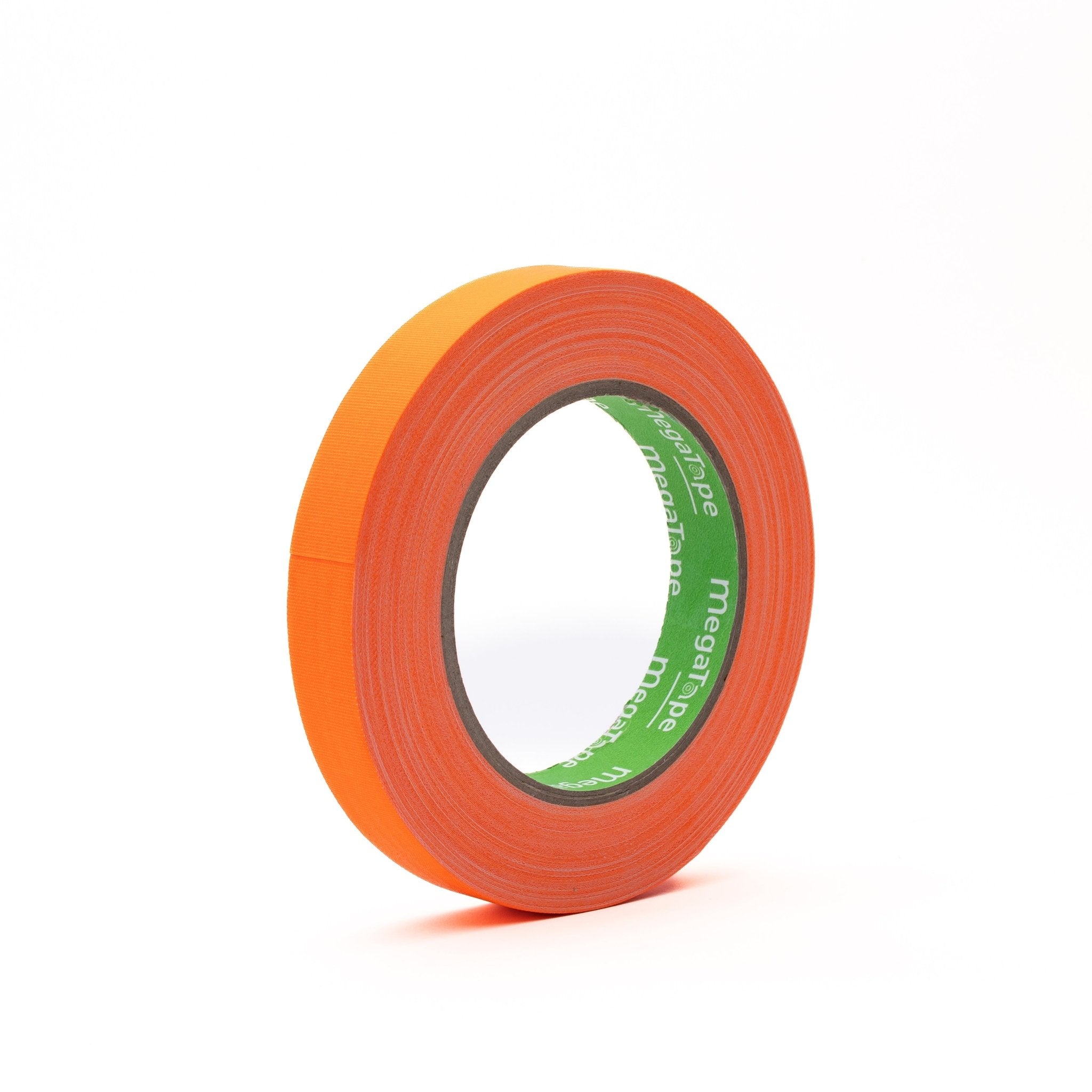 MegaTape UT120 · beschrijfbare · fluor gaffa tape · 19 mm x 25 m · Oranje - Megatape UT120 - 3BUTE