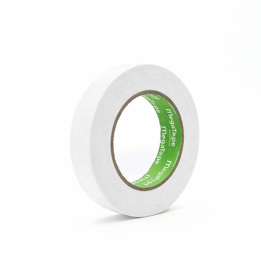 MegaTape UT120 · beschrijfbare · mat · gaffa tape · 25 mm x 25 m · Wit - Megatape UT120 - 3BUTE