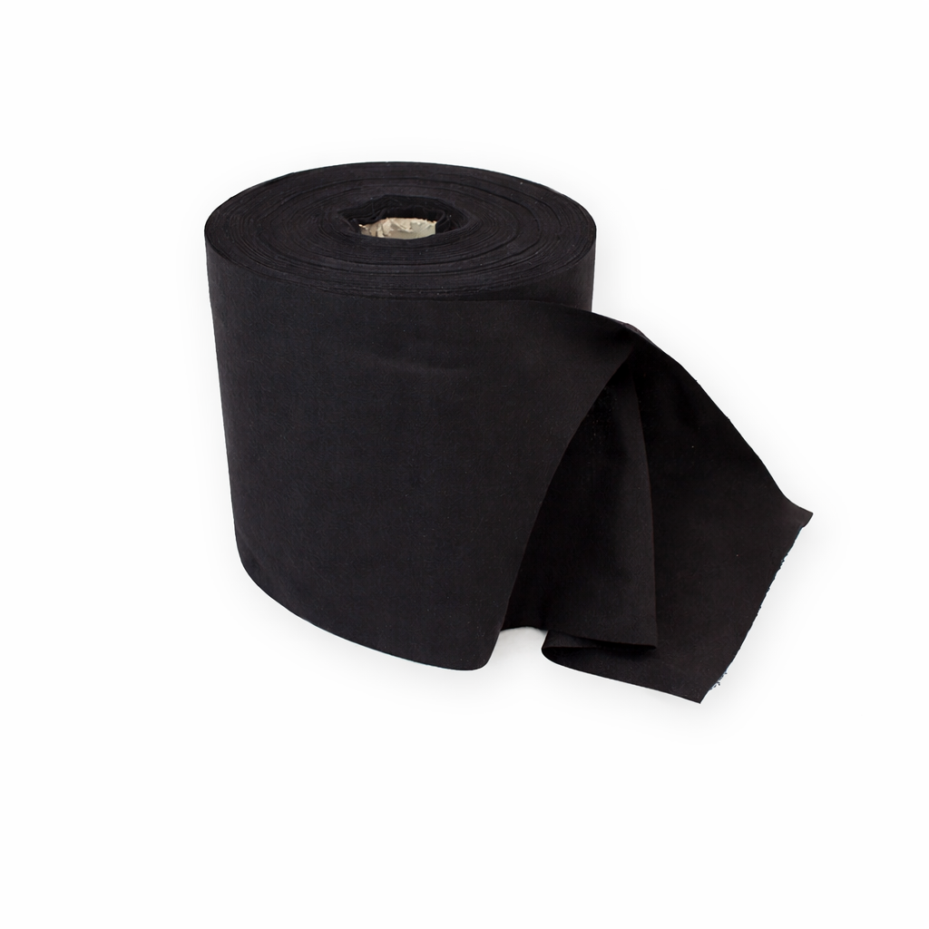 Pre-cut flannel - 20 cm - black