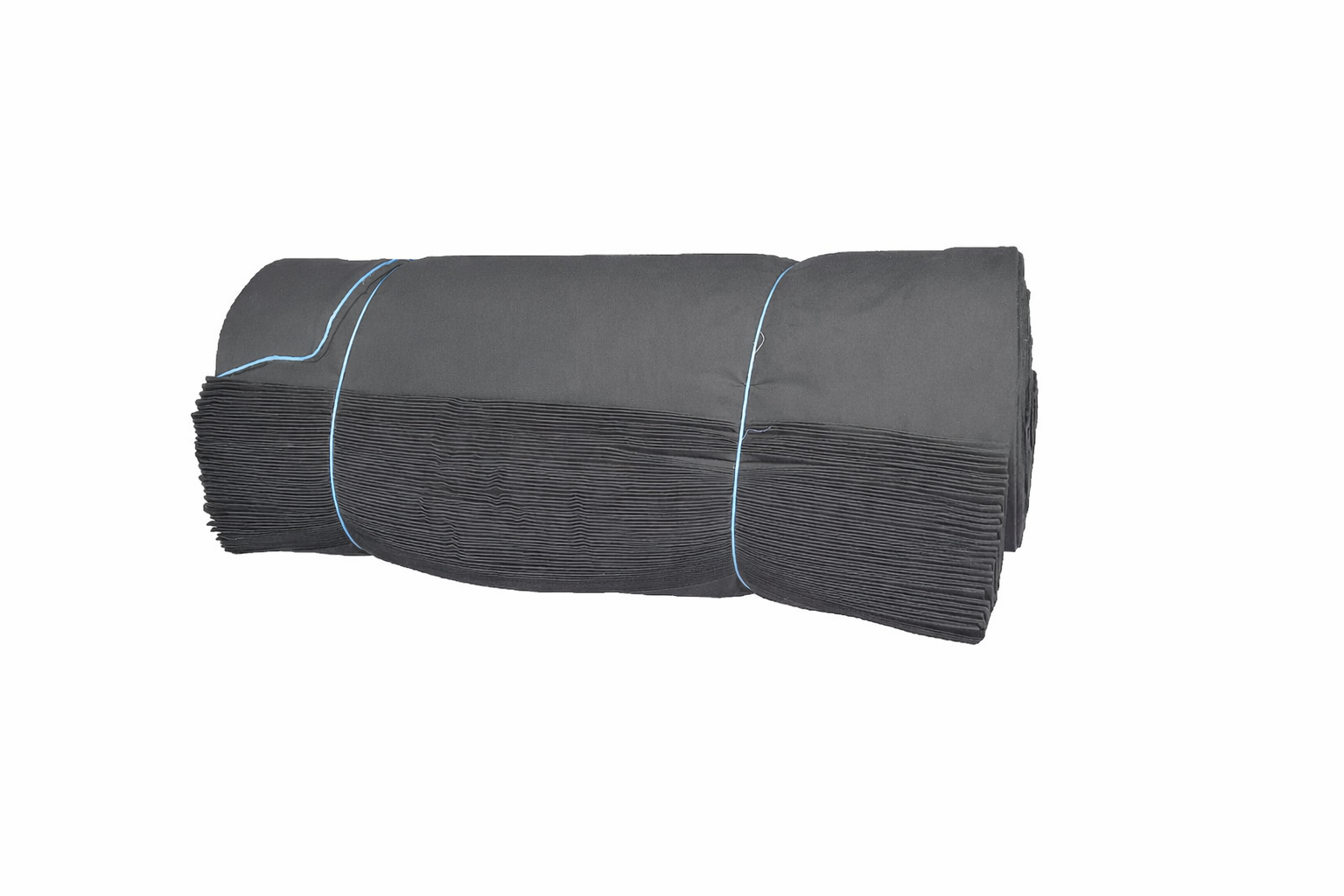 brandwerend Flanel 130 cm donkergrijs (9800) baal 60m voor events, theater en beurzen