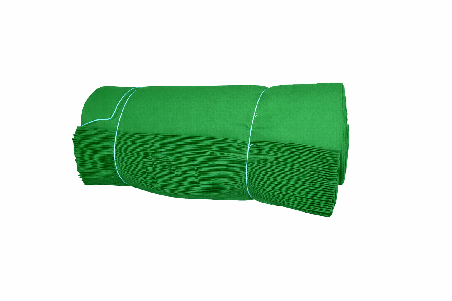 brandwerend Flanel 300 cm groen (6600) baal 60m voor events, theater en beurzen