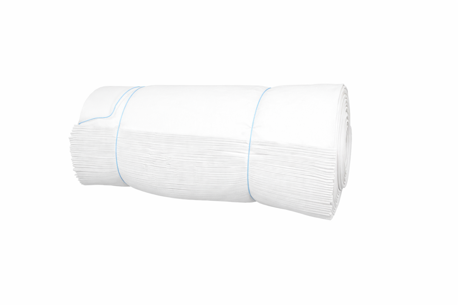 brandwerend Flanel 300 cm wit (0301) baal 60m voor events, theater en beurzen