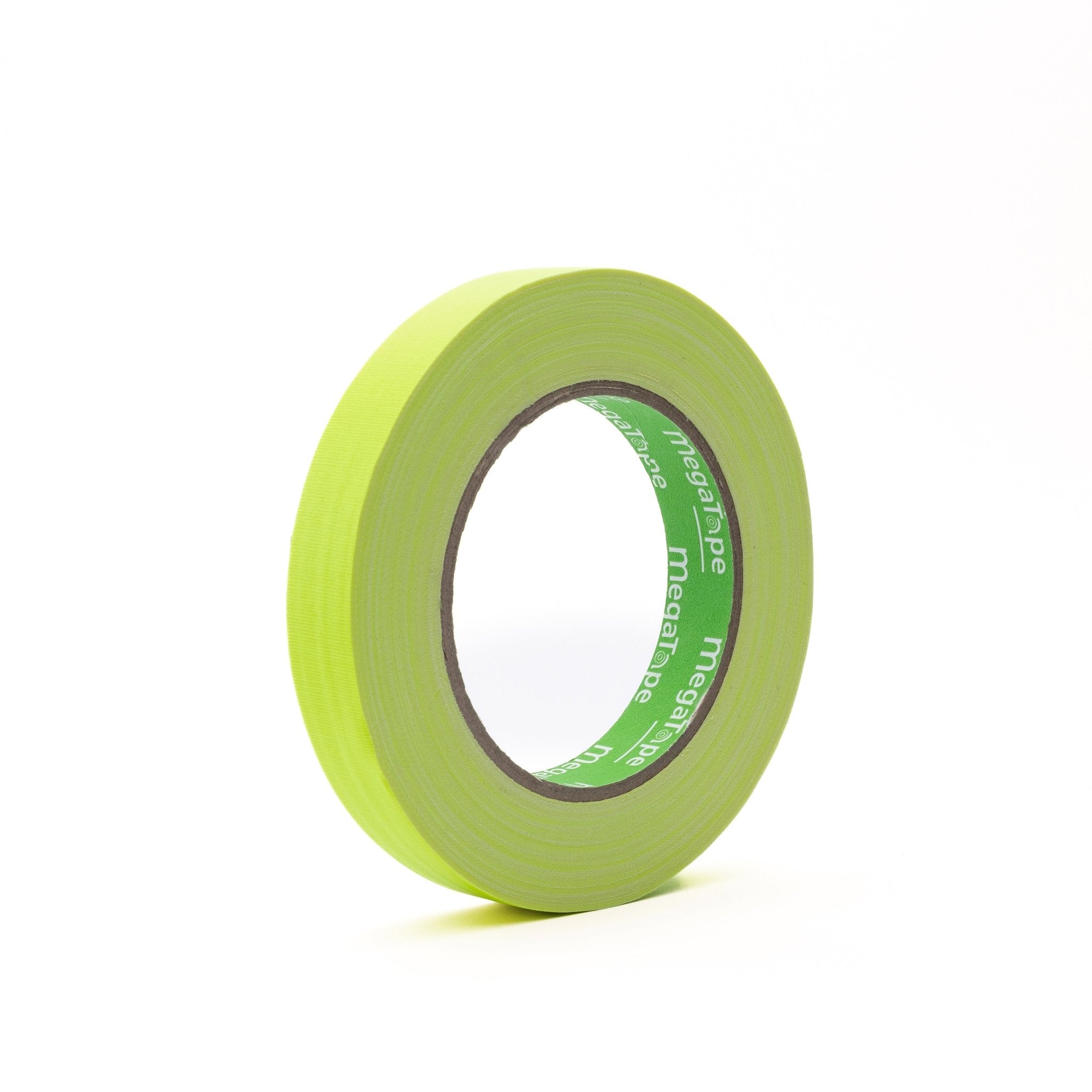 MegaTape UT120 · beschrijfbare · fluor gaffa tape · 19 mm x 25 m · Geel - Megatape UT120 - 3BUTE